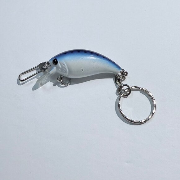 Fishing Lure Keychain Go Fish Georgia Souvenir Keyring Vacation Destination - Picture 2 of 2